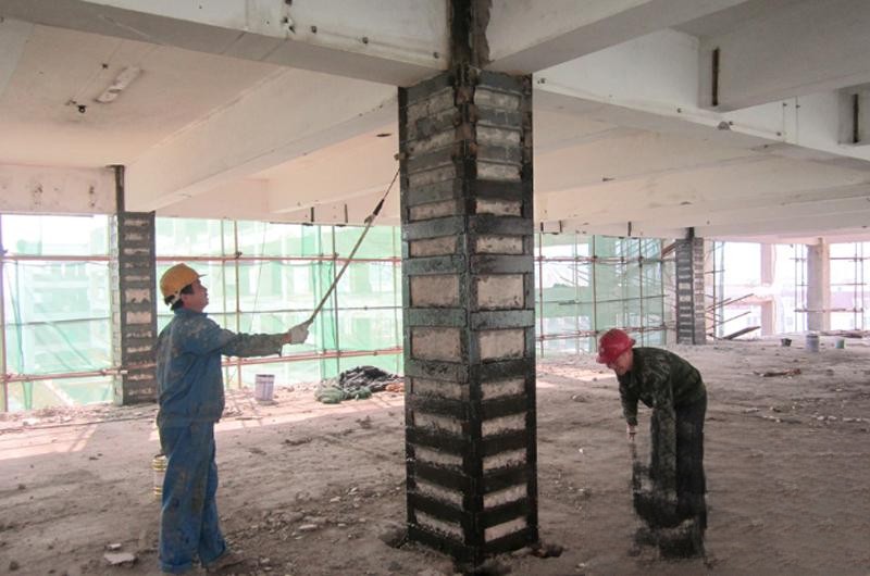 碌曲型钢外包钢加固施工的质量怎么做检测？